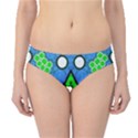 Florescent Blue Green Abstract  Hipster Bikini Bottoms View1