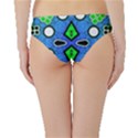 Florescent Blue Green Abstract  Hipster Bikini Bottoms View2