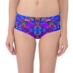 Abstract 4 Mid-waist Bikini Bottoms