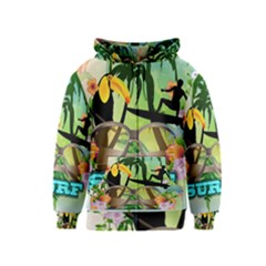 Surfing Kids Zipper Hoodies