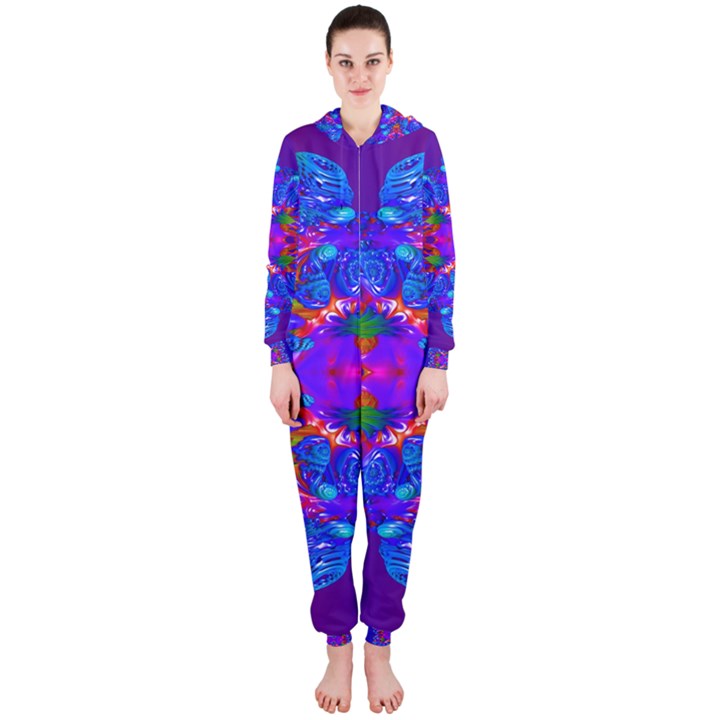 Abstract 5 Hooded Jumpsuit (Ladies) 