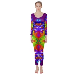 Abstract 6 Long Sleeve Catsuit by icarusismartdesigns