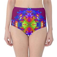 Abstract 6 High-waist Bikini Bottoms