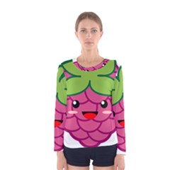 Raspberry Women s Long Sleeve T-shirts