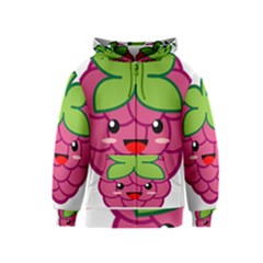 Raspberry Kids Zipper Hoodies