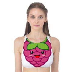 Raspberry Tank Bikini Top