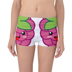 Raspberry Reversible Boyleg Bikini Bottoms