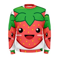 Kawaii Strawberry Men s Sweatshirts by KawaiiKawaii