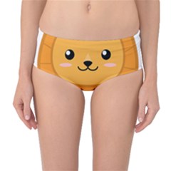 Kawaii Lion Mid-waist Bikini Bottoms by KawaiiKawaii