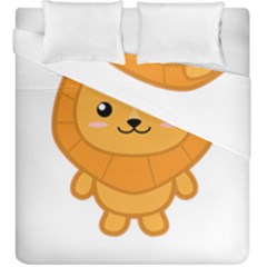 Kawaii Lion Duvet Cover (king Size)