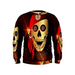 Funny, Happy Skull Boys  Sweatshirts by FantasyWorld7