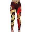 Funny, happy skull Yoga Leggings View1