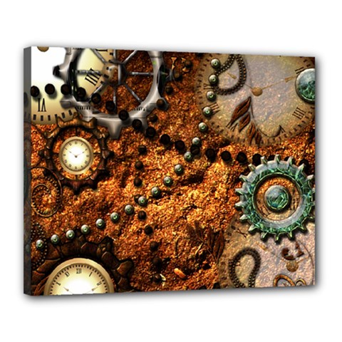 Steampunk In Noble Design Canvas 20  X 16 