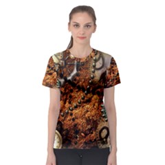 Steampunk In Noble Design Women s Sport Mesh Tees