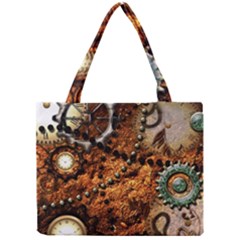 Steampunk In Noble Design Tiny Tote Bags