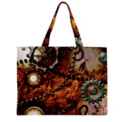 Steampunk In Noble Design Zipper Tiny Tote Bags