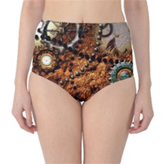 Steampunk In Noble Design High-waist Bikini Bottoms