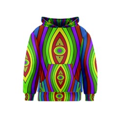 Colorful Symmetric Shapes Kid s Pullover Hoodie