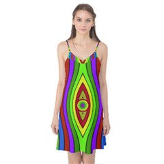 Colorful Symmetric Shapes Camis Nightgown