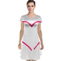 Customizable Shotgun Heart Cap Sleeve Nightdresses View1