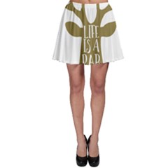 Life Is A Party Buck Deer Skater Skirts