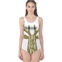 Life Is A Party Buck Deer Women s One Piece Swimsuits View1