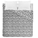 Gray And White Owl Pattern Duvet Cover (Full/Queen Size) View1