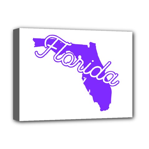 Florida Home State Pride Deluxe Canvas 16  X 12  