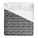 Black And White Owl Pattern Duvet Cover Single Side (Twin Size) View1