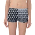 Black And White Owl Pattern Boyleg Bikini Bottoms View1