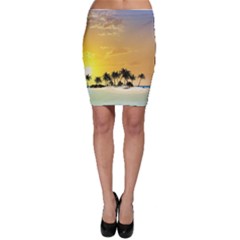 Beautiful Island In The Sunset Bodycon Skirts