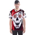 Funny Happy Skull Men s Sport Mesh Tees View1