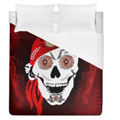 Funny Happy Skull Duvet Cover Single Side (full/queen Size)