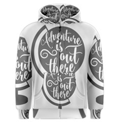 Adventure Is Out There Men s Zipper Hoodies