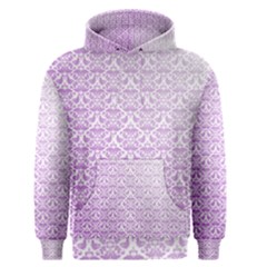 Purple Damask Gradient Men s Pullover Hoodies