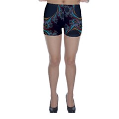 Dream In Fract Skinny Shorts by digitaldivadesigns