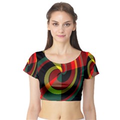 Short Sleeve Crop Top (tight Fit)