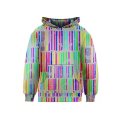 Colorful Vintage Stripes Kid s Pullover Hoodie