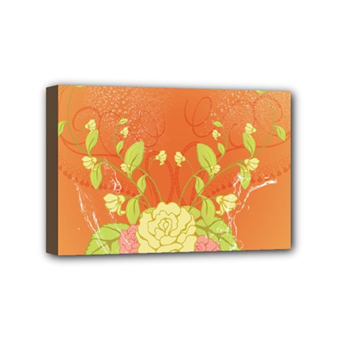 Beautiful Flowers In Soft Colors Mini Canvas 6  X 4 