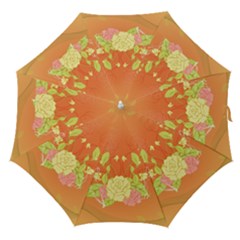 Beautiful Flowers In Soft Colors Straight Umbrellas