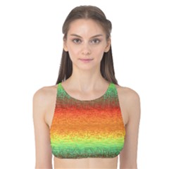 Gradient Chaos Tank Bikini Top