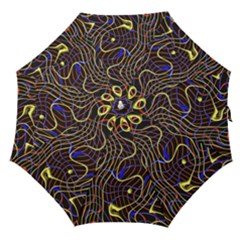 Ribbon Chaos 2 Black  Straight Umbrellas