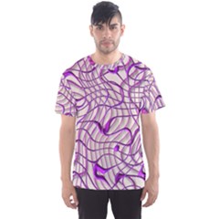 Ribbon Chaos 2 Lilac Men s Sport Mesh Tees