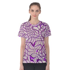 Ribbon Chaos 2 Lilac Women s Cotton Tees