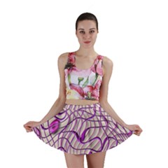 Ribbon Chaos 2 Lilac Mini Skirts