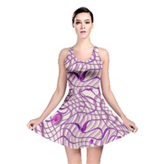 Ribbon Chaos 2 Lilac Reversible Skater Dresses