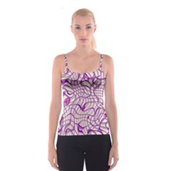 Ribbon Chaos 2 Lilac Spaghetti Strap Tops