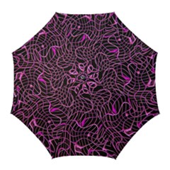 Ribbon Chaos 2 Pink Golf Umbrellas