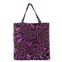 Ribbon Chaos 2 Pink Grocery Tote Bags