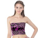 Ribbon Chaos 2 Pink Women s Tube Tops View1